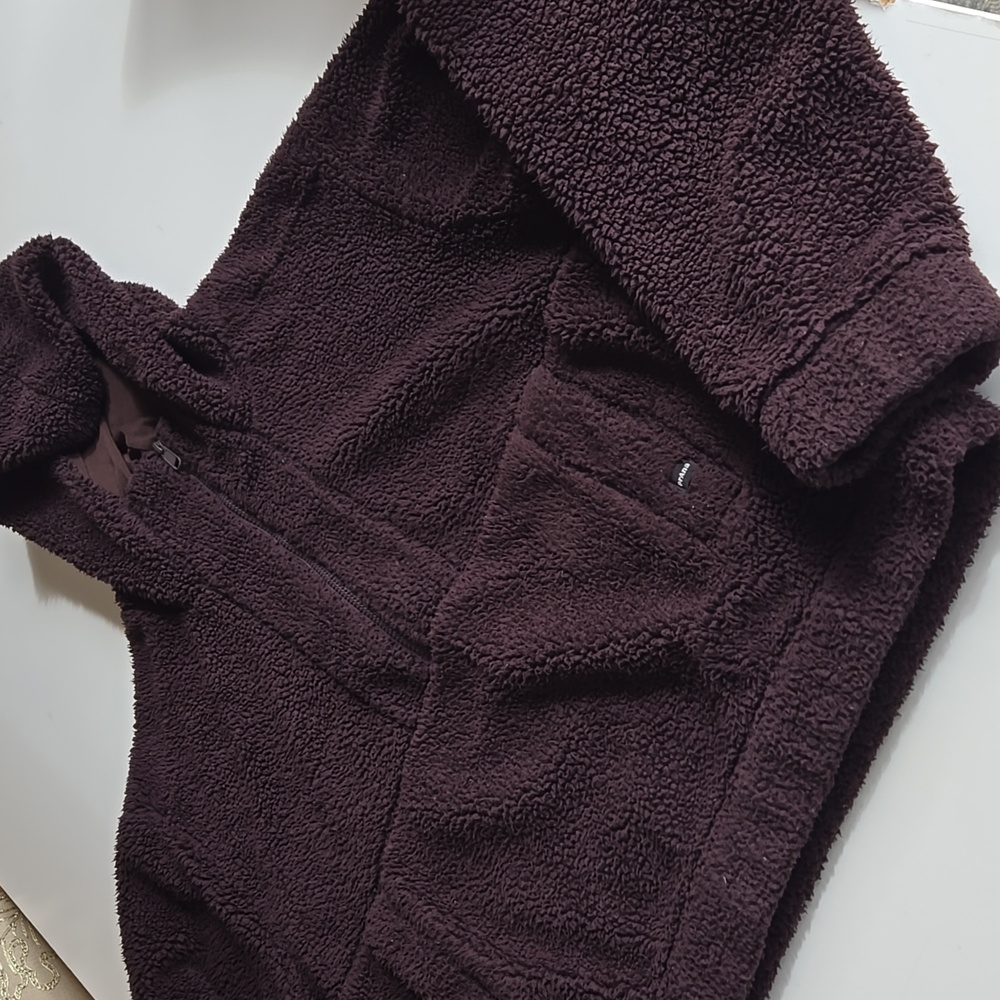 PrAna Half Zip Chocolate Brown Hoodie